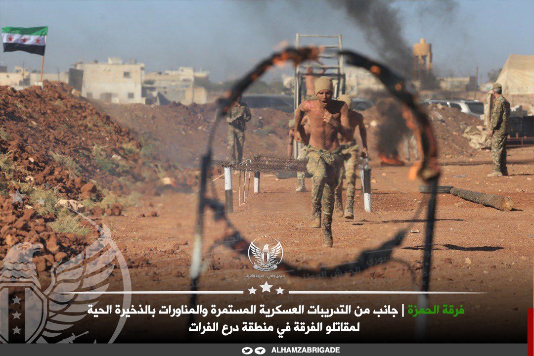 alhamza_brigade's tweet photo. #الجيش_الوطني_السوري
#الفيلق_الثاني_الفرقة_الثانية  
#فرقة_الحمزة_قوات_خاصة 
جانب من التدريبات العسكرية المستمرة والمناورات بالذخيرة الحية لمقاتلو الفرقة في منطقة درع الفرات https://t.co/cuqFr6HdnS
