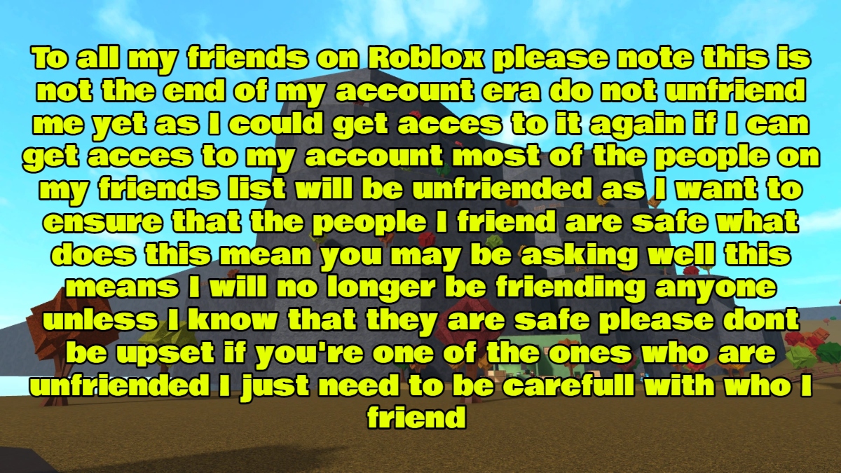 BIRDMAN_RBLX's tweet photo. Please read friends note this is not the end of an era rather then the start of something very special! https://t.co/0ndrSOWdE7