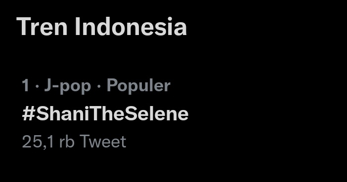 InshanityID's tweet photo. 20.01 masih kokoh di puncak, the power of?? 🔥🔥🔥
#ShaniTheSelene 🌙 https://t.co/lMckV4UNeA