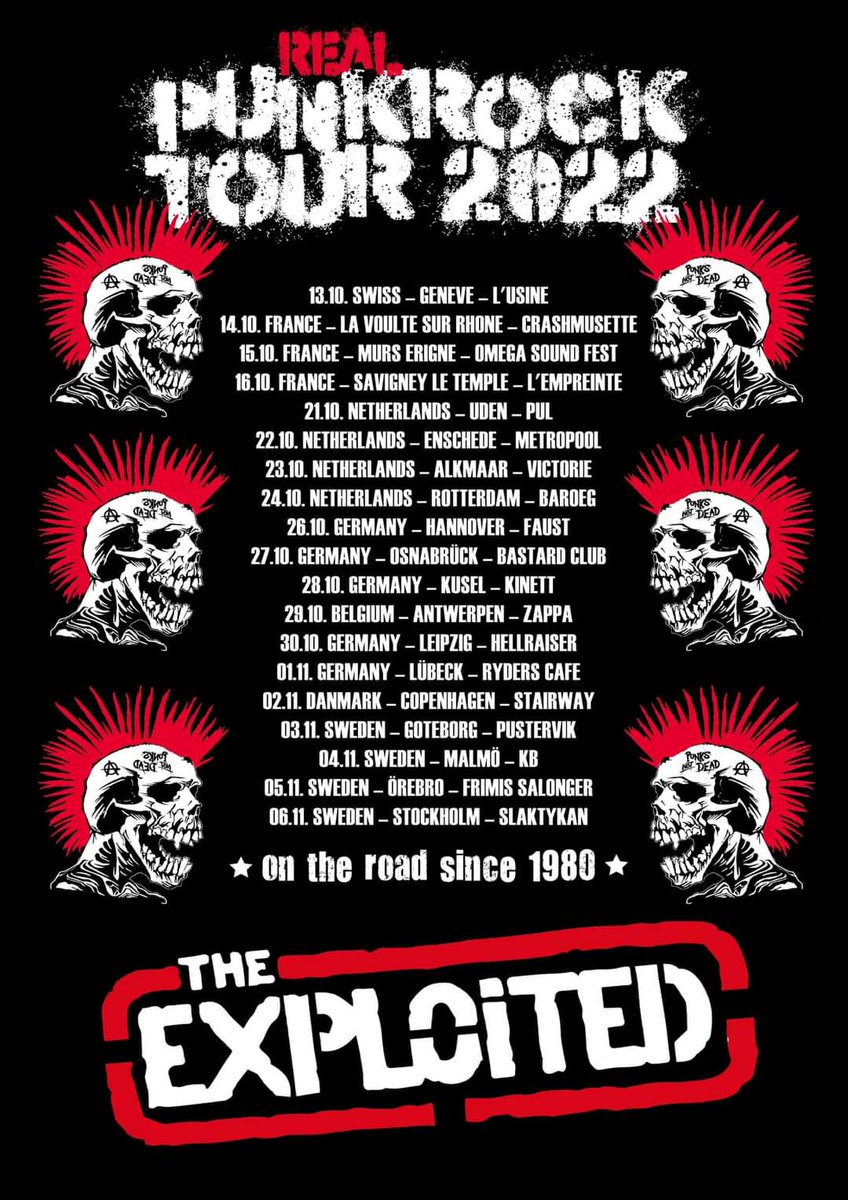 THE EXPLOITED ON STAGE レコード