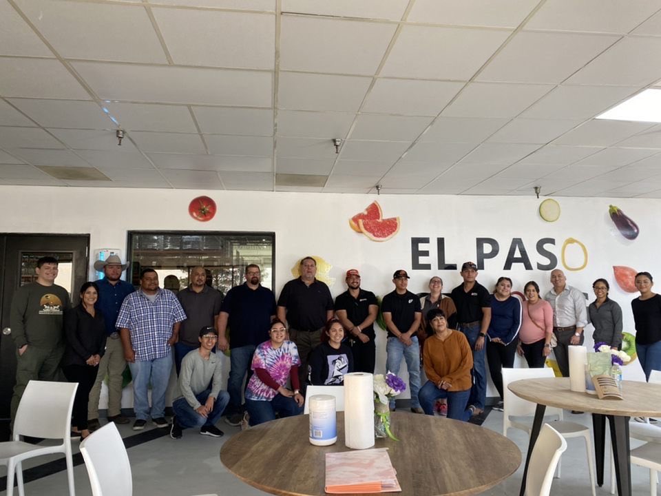 Volunteers from ELP 0522,0523 and 8523 stores at the El Paso Fighting Hunger food center ready to put in some volunteer time. Altogether we made 1700 sandwiches and 190 lunches.   #teamdepot