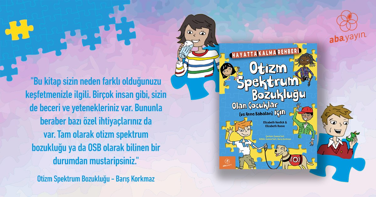 Bu kitabı satın almak için: play.google.com/store/books/de…

#abayayın #yayın #abayayıncılık #googleplaybooks #kitap #googleplay #otizm #barışkorkmaz #bariskorkmaz #otizmspektrumbozukluğu #otizmspektrum #otizmkitapları #otizmkitaplari #otizmkitapönerileri #otizmkitap #otizmliçocuklariçin