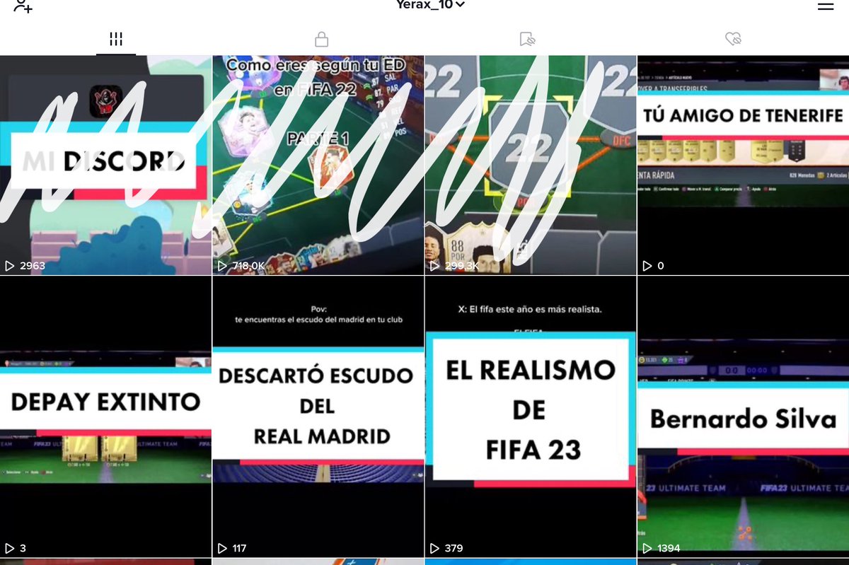 Yerax_10's tweet photo. Tenéis t vídeos nuevos de #FIFA23 en mi cuenta de #tiktok algunos clips sacados de mis directos de #twitch.

https://t.co/qLmUI5xWUK https://t.co/ne7EEIeBHX