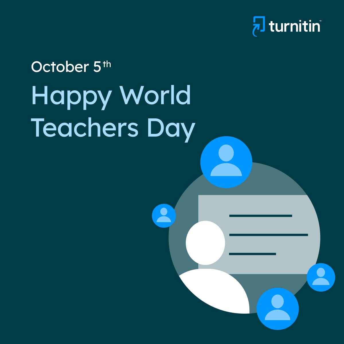 Every day is Teacher's Day in our hearts, but we'd like to use today as a special opportunity to share our appreciation for all global educators. We see you - thank you for your hard work, kindness, and resilience. 💙 #WorldTeachersDay