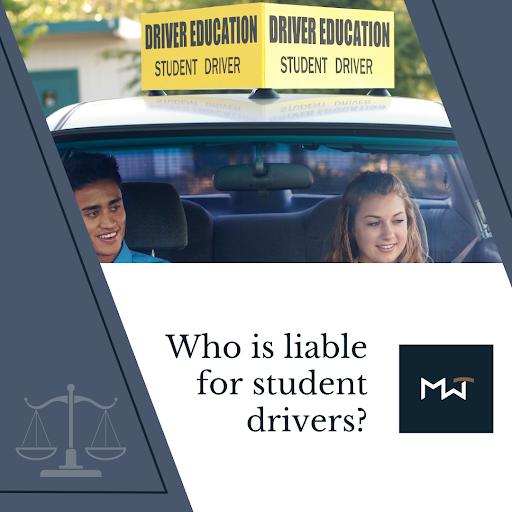 MWTInjury's tweet photo. If you were involved in a car accident with a student driver, who do you think should be held liable? The student? The teacher?

Let us know what you think in the comments. https://t.co/8wRlbhIP21