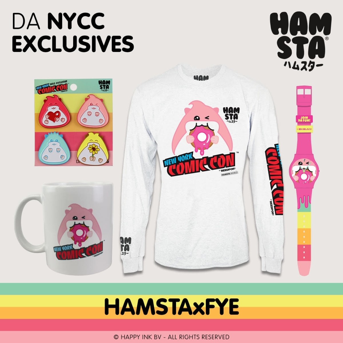 officialfye's tweet photo. FYE and our friends from @HamstaWorld are ready to bring “DA HAMSTAS” to New York Comic Con! If you’re planning on attending, visit the Hamsta World x FYE booth 1119 and join "Da Fun!"

🐹 #Hamsta #NYCC #HAMSTAxFYE https://t.co/4buj2YLMYB