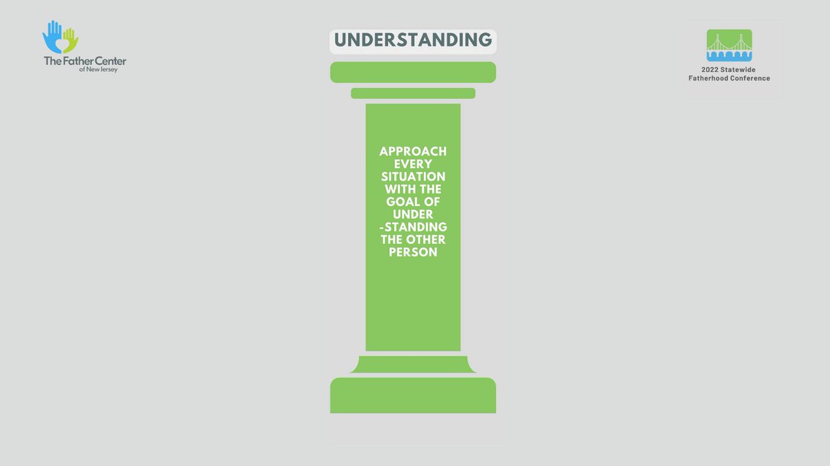 In anticipation of the upcoming fatherhood conference, TFCNJ has taken on a new approach to fatherhood services. Here is the 2nd of the 5 principles.

Don’t forget to RSVP to the conference on 11/3/22. Follow this link to register. 
eventbrite.com/e/the-statewid… 

#thefathercenter