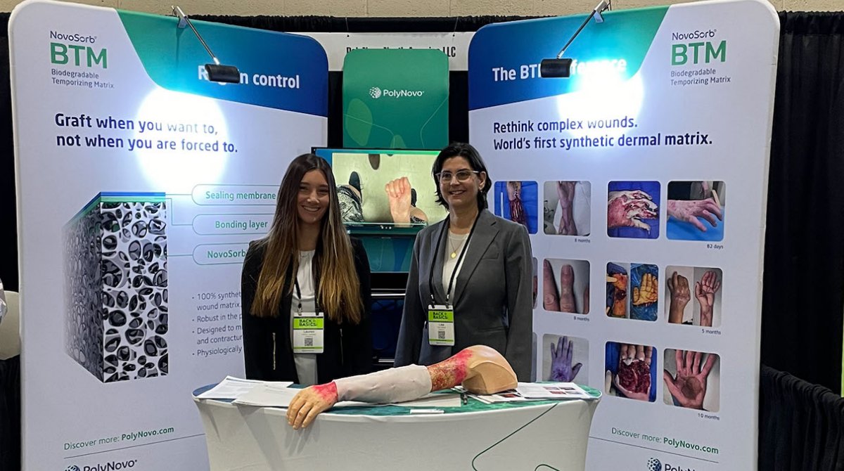 PolyNovoLTD's tweet photo. Thanks to all who stopped by the PolyNovo booth at the @HandSociety Annual Meeting last week!
Interested in seeing how #NovoSorbBTM can be utilized in your practice? Contact us at info.us@polynovo.com.
#ASSH #Hand #UpperExtremities #ReconstructiveSurgery https://t.co/ERrXcPWjW7