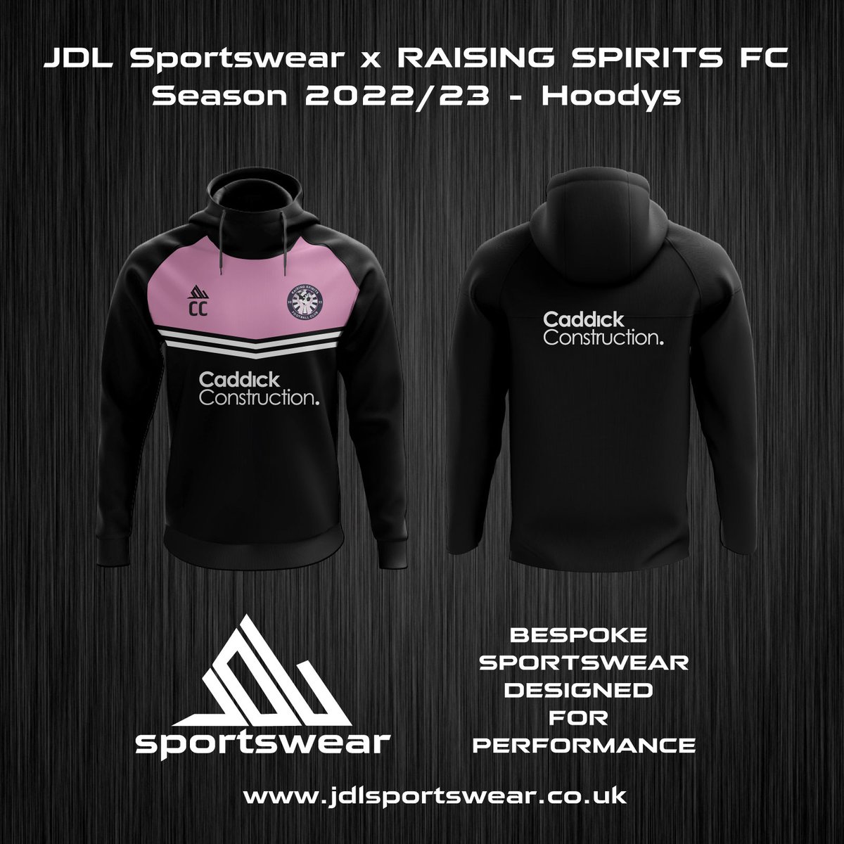 JDLSportswear's tweet photo. We love the range for @RaisingSpiritFC we created. This started with an on field home and away kit and has developed into a full range including polos, hoodies and tracksuits! We love them! https://t.co/pBxKACYFw8