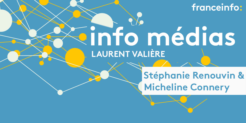 La journaliste <a href="/StefRenouvin/">Stéphanie Renouvin</a> et sa grand-mère, Micheline Connery, artiste peintre et seconde épouse de Sean Connery, sont les invitées médias de <a href="/LaurentValiere/">Laurent Valière</a>, pour leur documentaire "Mme Connery" sur @France2tv dimanche

A écouter en direct à 9h50📻⤵️ 
francetvinfo.fr/en-direct/radi…