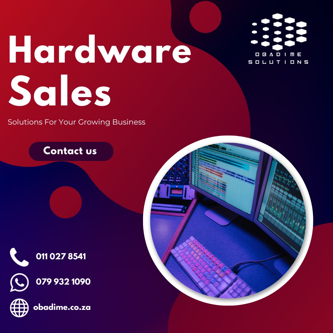 ObadimeSolution's tweet photo. Get high quality hardware and ensure that your business is running as smoothly as possible! Click the link in our bio and follow us to keep up with our services.
.
.
.
#hardware #printer #laptops #acer #lenovo #hp #microsoft #technology #business #smallbusiness #techsolutions https://t.co/yD7JHRcrDH