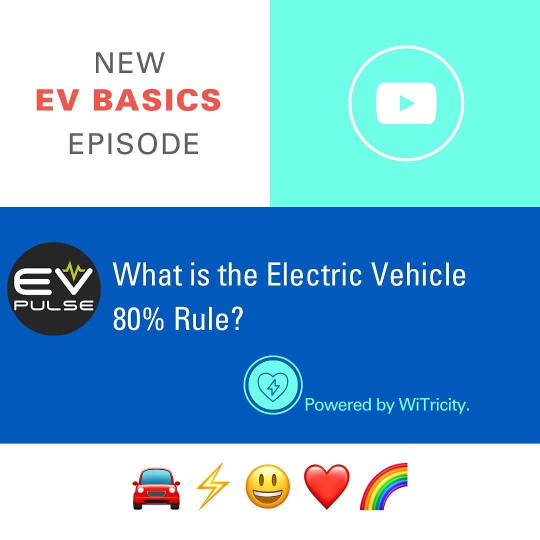 WiTricity's tweet photo. What is the EV 80% rule?
Find out in the third episode of EV Basics by @EVPulseOnline! https://t.co/QLqm8k6pqZ
Powered by WiTricity.
#EV101 #EVbasics https://t.co/QPtrAANwdA