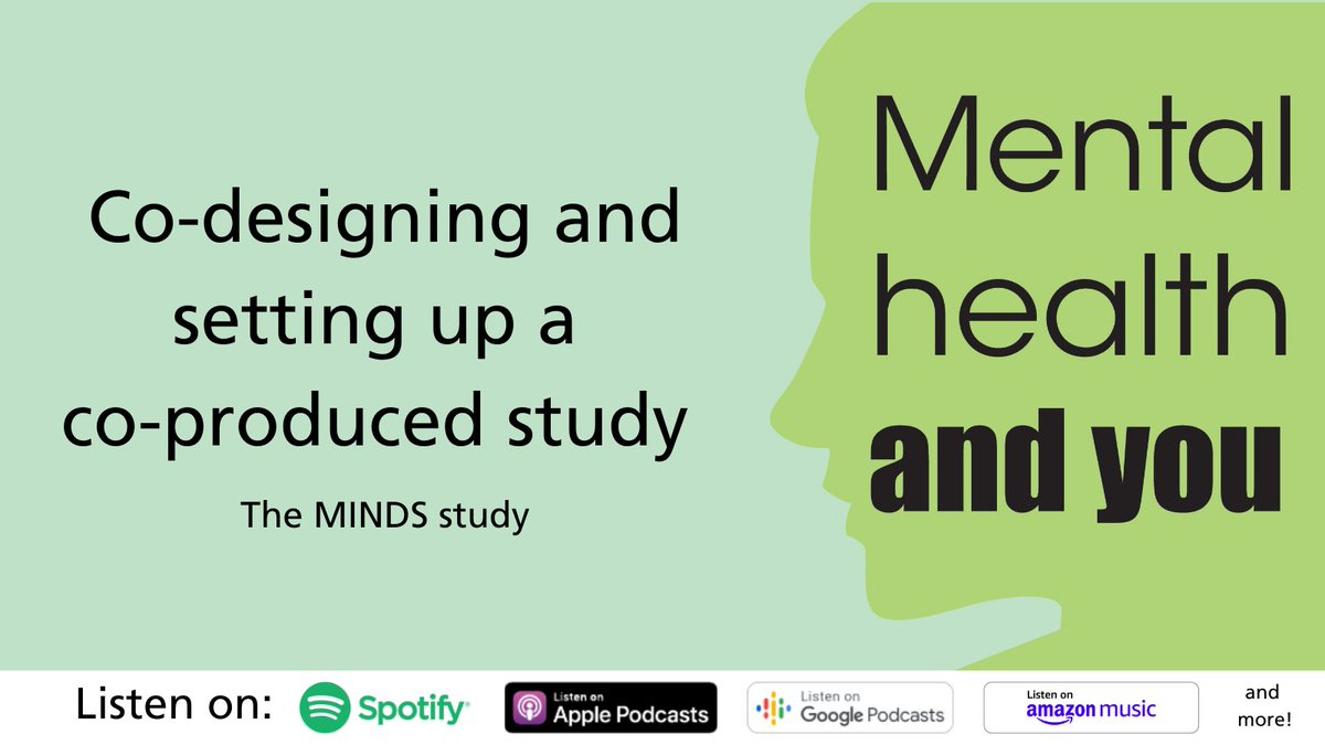 There's a new episode of the Mental Health and You podcast out now! 

This week we're joined by Dr Wilson and Sarah from the MINDS Study, who will discuss how they met &amp; how the MINDS Study came about. You can access the podcast here orlo.uk/lQ15J 🎧