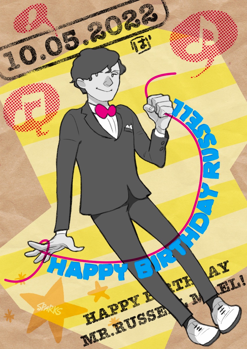 Happy birthday to the exceptional singer, Mr Russell Mael          