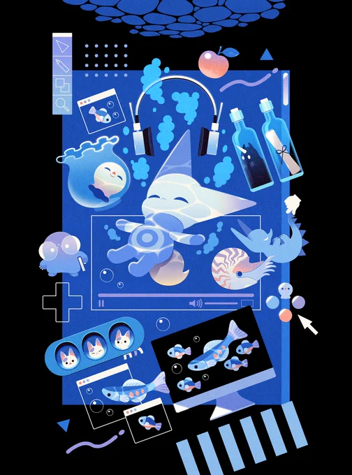 新宿FEWMANYさんでの展示 #0313popup 終了しました!今回は「浮上」をテーマに最近描いたり作ったり考えたりしていたことを並べました ご覧いただけて嬉しかったです、また潜っての制作頑張ります ご来場はもちろん、作品/商品のお迎え、SNSを見守っていただいたり本当にありがとうございました…! 
