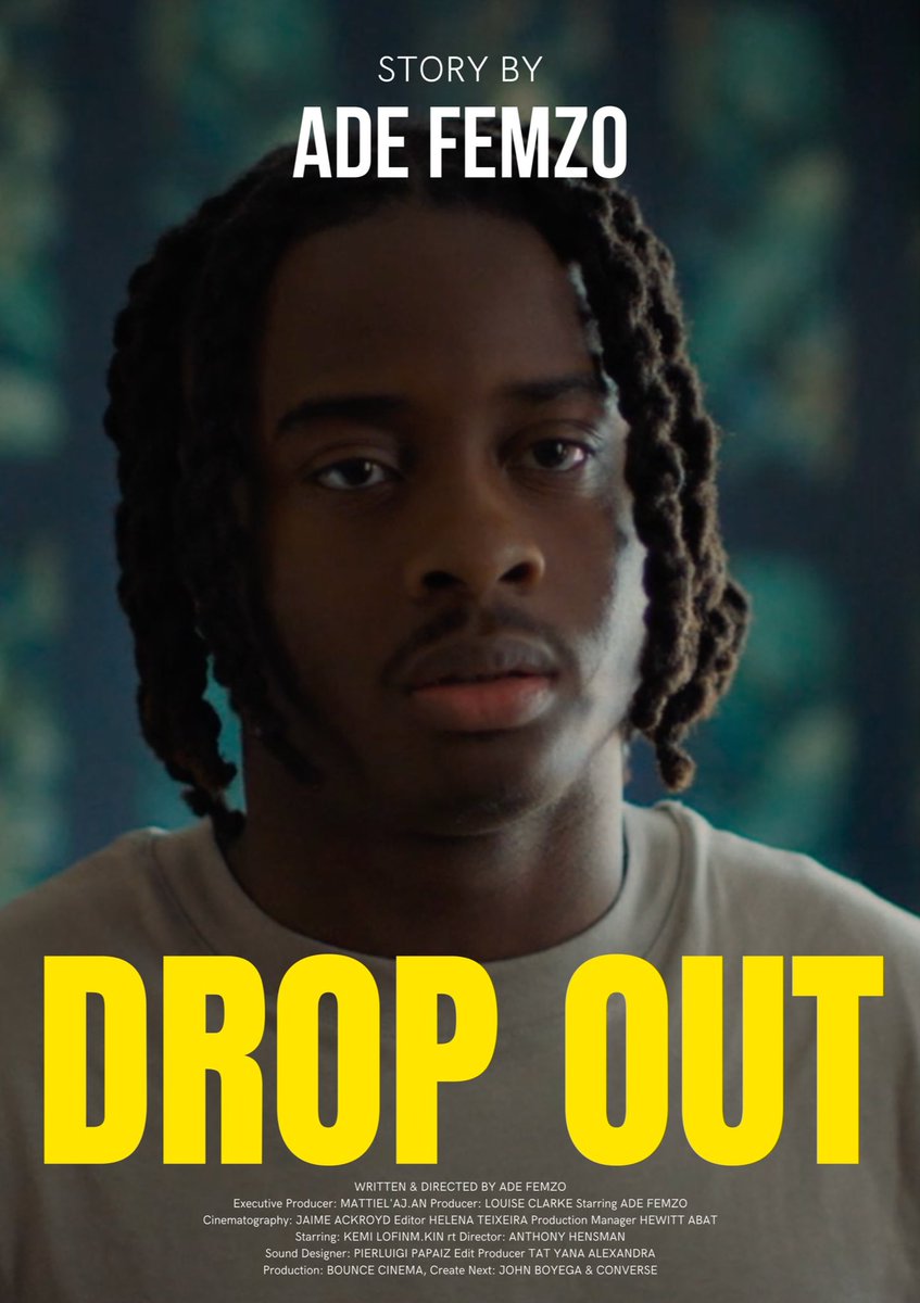 Drop Out | Screening today at @BFI London Film Festival 2022!! #BFILondonFilmFestival #DropOut