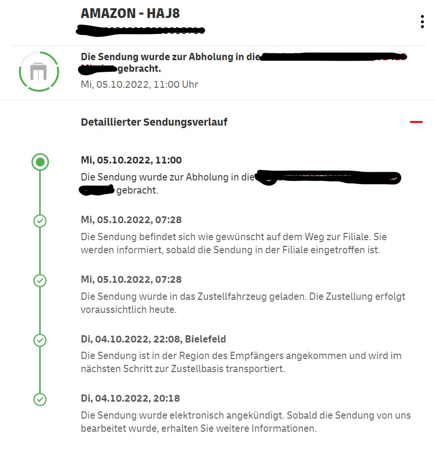Mc____Curly's tweet photo. @postbank Bisher konnte ich bei dem selben Nachweis das Paket aus der Filiale abholen, aber die Mitarbeiterin meinte: "Ich gehe jetzt nicht nach hinten um das Paket von der Rampe zu holen." https://t.co/G8cd7GeAwt