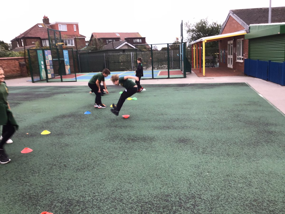 sjvblackpool's tweet photo. Year 6 this week have been developing and improving there triple jump performance. #SJVPE #HopSkipJump #SJV6OB #SJV6OK https://t.co/iTvZcuEhnf