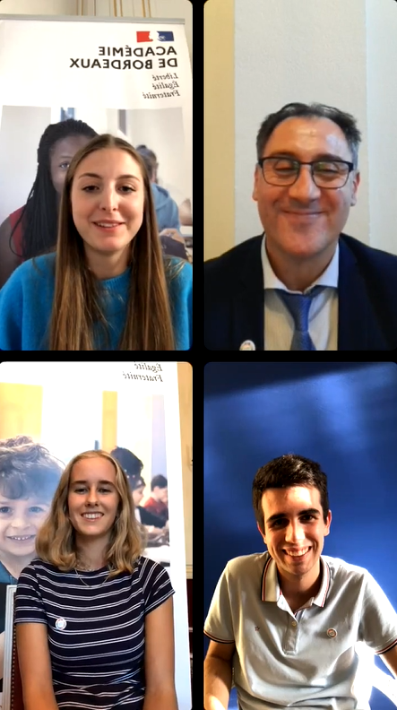 AcBordeaux's tweet photo. 🎬 Retrouvez le replay de notre 5ème #Instalive sur l'#Engagement ! Merci à Vincent Mas, #DAVL de l'@acbordeaux, Romain #CAVL au lycée L. Barthou #Pau, Bodil #écodéléguée au lycée F. Magendie et Charlotte notre animatrice pour leur participation ! 🙌
➡️ https://t.co/Li5dJkPN58 https://t.co/fsZ4cHSyno