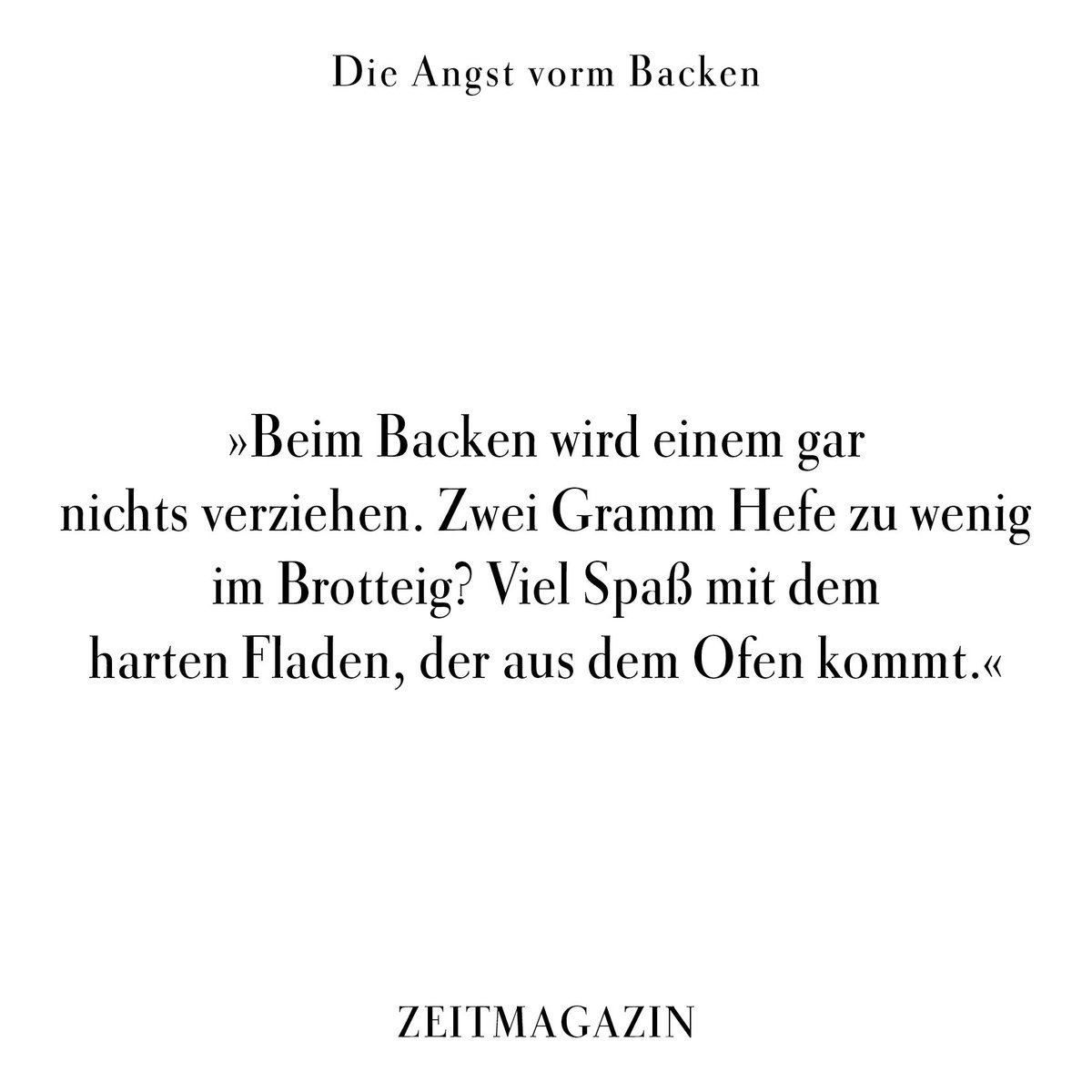 zeitonline's tweet photo. Der Ofen verzeiht rein gar nichts: Wer backt, muss sekunden- und grammgenau arbeiten, sonst ist im Zweifel alle Mühe umsonst. Ist #Backen also nur was für Küchenstreber? https://t.co/oUy1HRA0LB https://t.co/QUAqJ5WFo0
