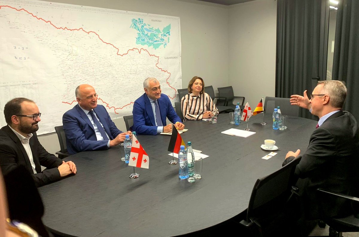 Peter Fischer (@diplo_peter) on Twitter photo It was a pleasure to meet with <a href="/LeloForGeorgia/">Lelo For Georgia</a>. We discussed #Georgia 🇬🇪 & #EU 🇪🇺, #geopolitics and economic progress.
<a href="/SalomeSamadashv/">Salome Samadashvili</a> <a href="/M_Khazaradze/">Mamuka Khazaradze</a> <a href="/badri_japaridze/">Badri Japaridze</a> <a href="/gregorygegelia/">Dr. Grigol Gegelia</a> It was a pleasure to meet with <a href="/LeloForGeorgia/">Lelo For Georgia</a>. We discussed #Georgia 🇬🇪 & #EU 🇪🇺, #geopolitics and economic progress.
<a href="/SalomeSamadashv/">Salome Samadashvili</a> <a href="/M_Khazaradze/">Mamuka Khazaradze</a> <a href="/badri_japaridze/">Badri Japaridze</a> <a href="/gregorygegelia/">Dr. Grigol Gegelia</a>