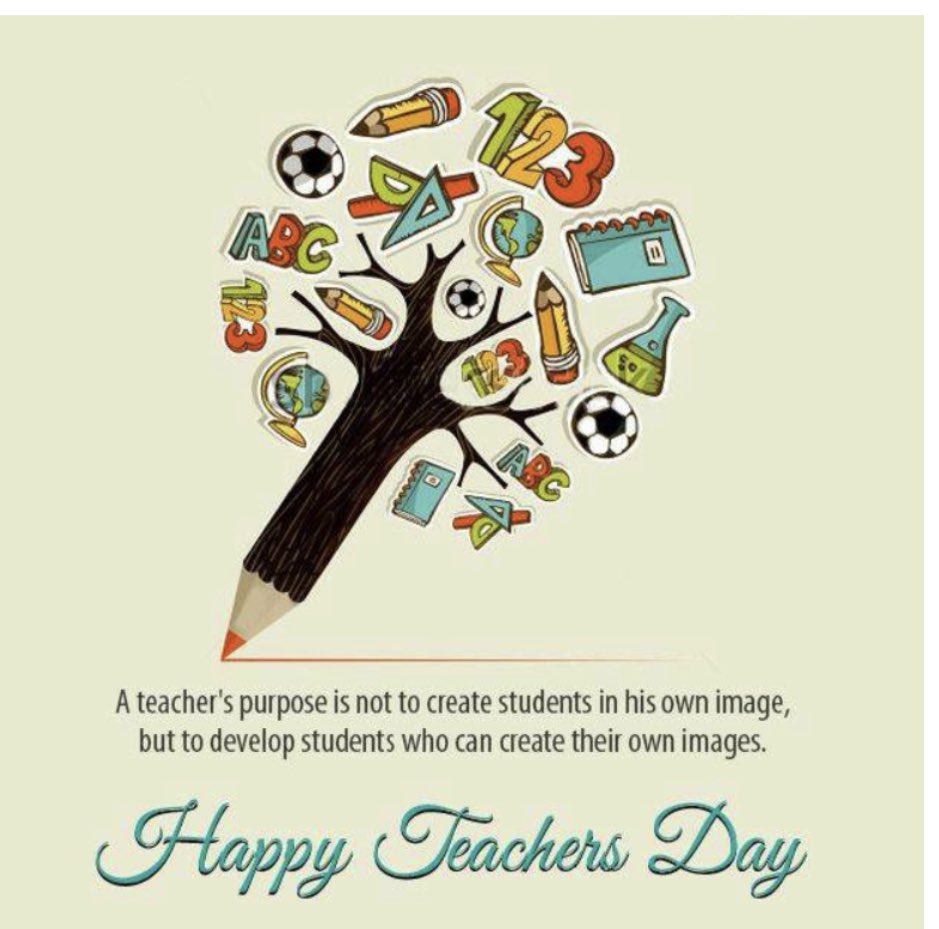 Happy #WorldTeachersDay to all of my teacher friends! Thank you for all you do for all of our kids! #PLN