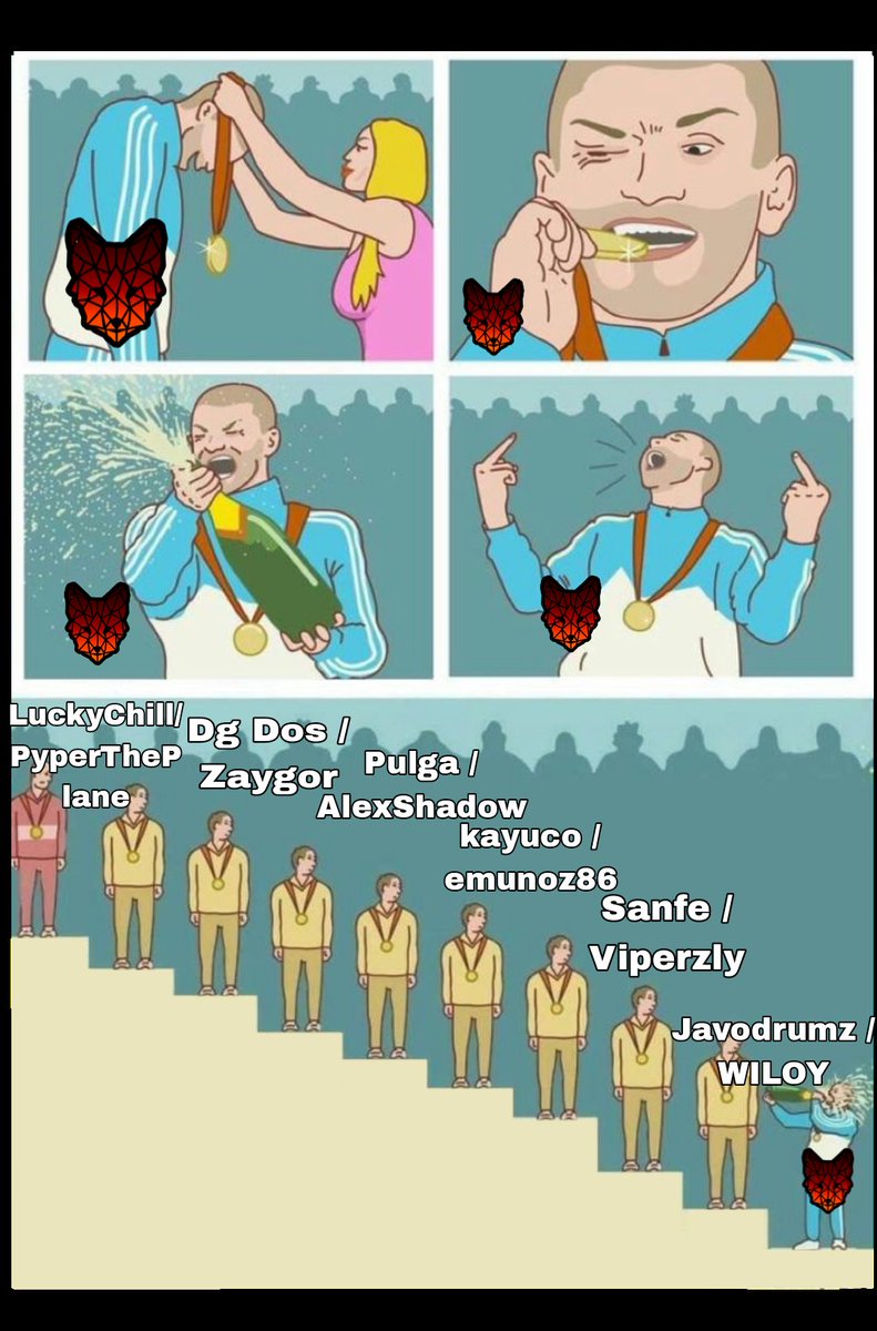 Jajajaja así me sentí ayer al pasar a segunda ronda. <a href="/PyperThePlane/">Pyper</a> <a href="/Kayuco_/">Kayuco</a> <a href="/TEmunoz86/">emunoz86</a> <a href="/dg__dos/">Dg_Dos</a> <a href="/ZZaygor/">Zaygor</a> <a href="/Pulga_RL/">Pulga</a> <a href="/sanfegg/">sanfe' • 6H 🇦🇷</a> <a href="/viperzly/">Viperzly</a> <a href="/TrueGamingJD/">JavoDrumz</a> 

Suerte a todos hoy.
