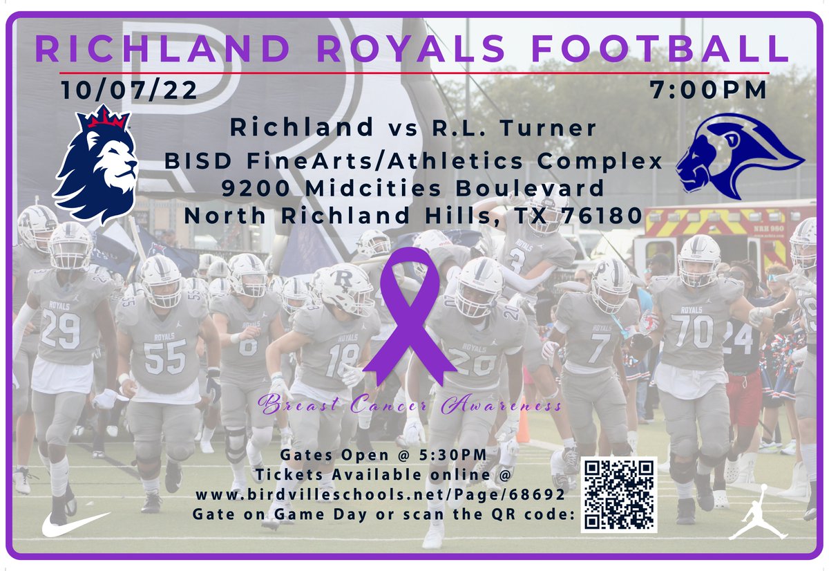 Richland Royals Football on Twitter "🚨🚨🚨Your 50 Royals are home this