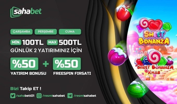 bonusfdc's tweet photo. 🎁#Sahabet l 50 Kişiye 35 Freespin Etkinliği

📌KATILIM;
-Paylaşıma RT ve 2 etiket, linki konuya ekleyiniz.

▶️Etkinlik Konusu: https://t.co/2KKmYTAZ9a

💰Yeni Üyelere 111 TL Deneme Bonusu!

🔗Sahabet Giriş: https://t.co/NHI1YncgW1 https://t.co/ZTarPLsF9I
