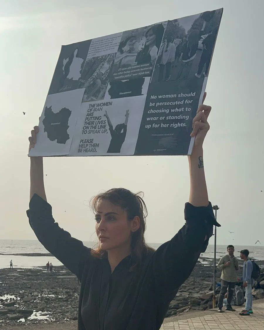 It takes “One Only” to start a revolution. You aren’t alone <a href="/manizhe/">Mandana karimi</a> 

For millions of oppressed who can’t come in open &amp; support, u are a role model to ensure #Tsunami started in #Iran against #Hijab continues.

<a href="/TarekFatah/">Tarek Fatah</a> <a href="/SubuhiKhan01/">Subuhi Khan</a> <a href="/abbas_nighat/">Nighat Abbass🇮🇳</a> <a href="/NatashaFatah/">Natasha Fatah</a> <a href="/arifaajakia/">Arif Aajakia</a>