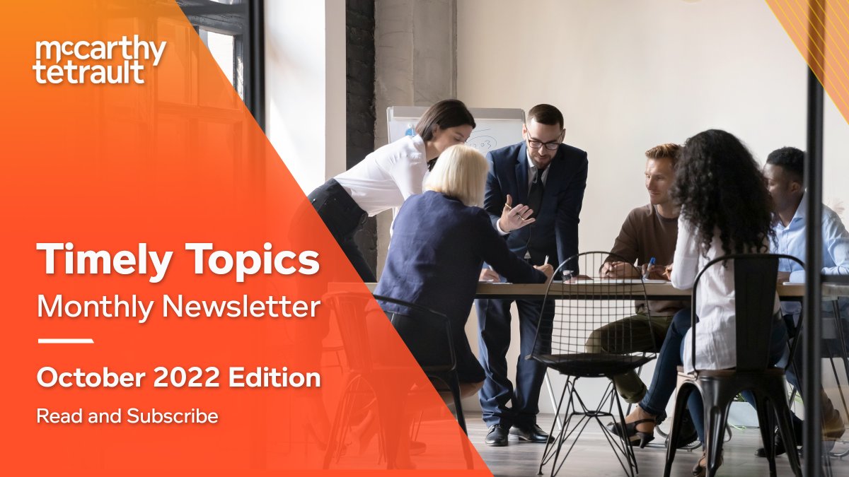 McCarthy_ca's tweet photo. Check out the October edition of our monthly Timely Topics newsletter for insights into the latest market trends, ranging from employment-related class actions to the Canada-Germany #hydrogen alliance and more. Read and subscribe: https://t.co/uZQRVtXkqJ https://t.co/cUXjMRkA0M