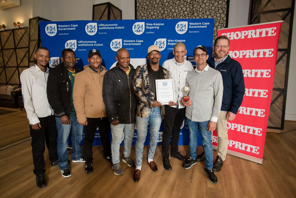 Western Cape Prestige Agri Awards
John Williams from Freshness First is crowned Regional Western Prestige Agri Worker of 2022, and <a href="/babylonstoren/">Babylonstoren</a> won Best Performing Farm in 2022! Congratulations to all our regional winners. We appreciate your dedication and hard work.