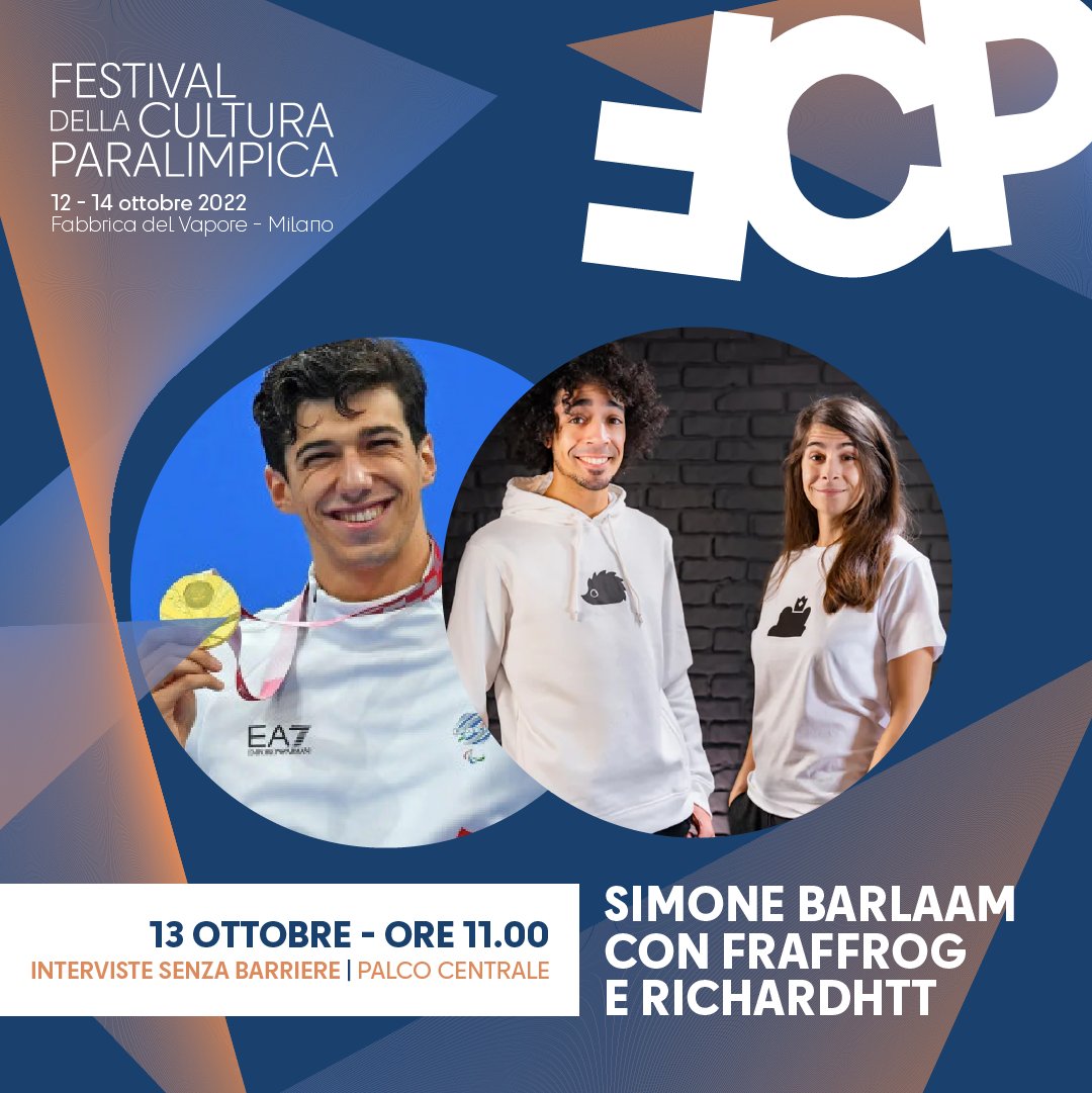 💥Un altro round nella sfida creativa tra il campione di nuoto paralimpico <a href="/SBarlaam/">Simone Barlaam</a> e la coppia <a href="/RichardHTT_/">Riccardo Accattatis</a> e <a href="/Fraffrog/">Fraffrog 🐸</a> illustratori e videomaker con oltre 2mln di followers su Youtube!
Imperdibile!
Il programma completo su 
urly.it/3q91z
#fcp22 <a href="/FINPARALIMPICO/">FINP</a>