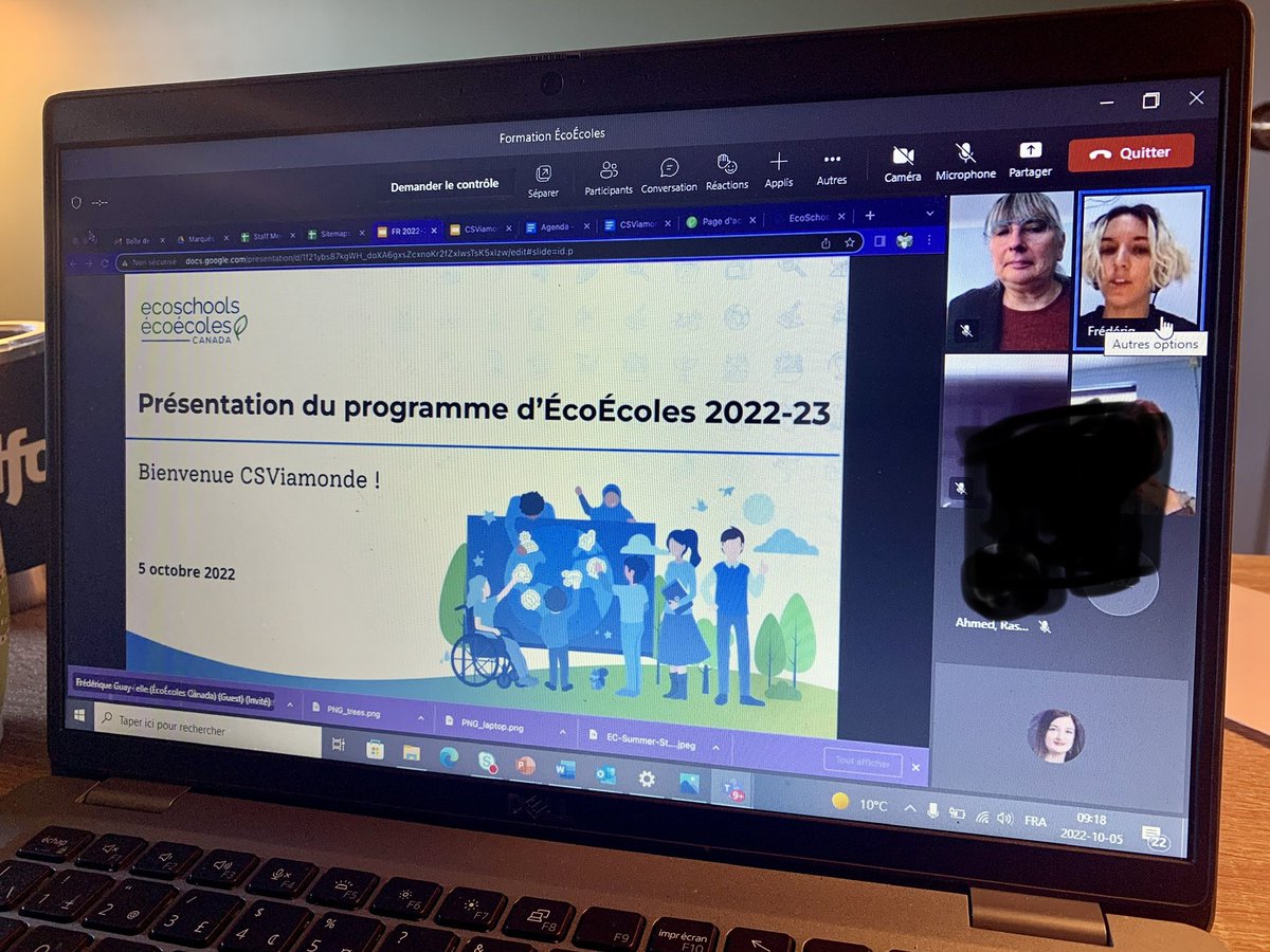 La formation <a href="/EcoEcolesCAN/">ÉcoÉcoles Canada</a> ce matin avec plus de 40 participants du <a href="/CSViamonde/">CS Viamonde</a> 💚🌍🌳🍃