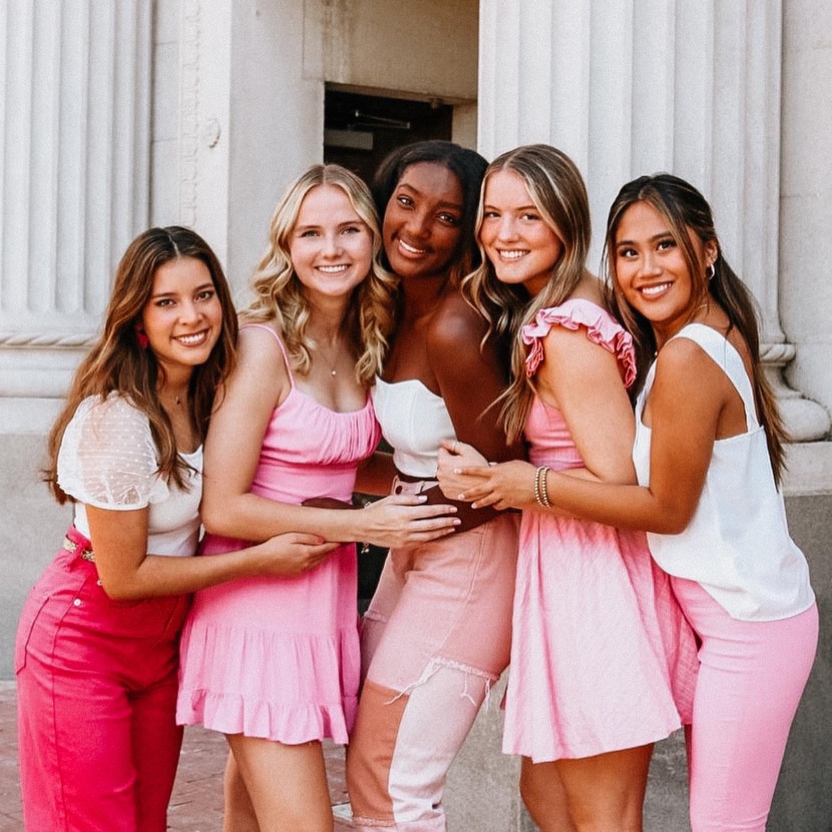 ZTAFraternity's tweet photo. On Wednesdays we wear… you guessed it… pink! 🎀🌸💞👛

Use the Think Pink photo frame on our Instagram Story to share your pink throughout the month (and don’t forget to tag @ztafraternity for a chance to be reposted!) 📸

#ZTAThinkPink #ZTA #BreastCancerAwarenessMonth https://t.co/kCvEvJgm5J