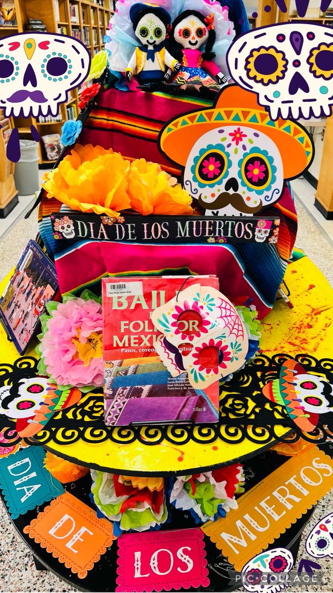 1Lib_specialist's tweet photo. @TerriersTravis You’re invited to our Library Culture Corner to learn more about how Latin America honors their loved ones who have passed away through Día de los Muertos. You can bring a pic of a loved one, too. 🌼 #cultura #recuerdo #McAllenISDLib #TravisMSLib https://t.co/R9vy5HcqYq
