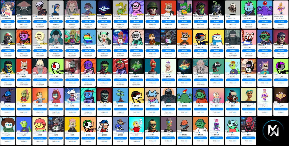 MetaWin's tweet photo. We got Ape's, Moonbirds, Mutants, Cats, Mfers, Digi's, Renga's, Azukis, Clones, Potatoz, Pudgy's, Aliens, Imaginary Ones, Otherdeeds, DeadFellaz, Gu's, Isekai's, Creepz....

And 10,000 Connected accounts today. Thank you #Web3 for your support.🙏 https://t.co/4d5vLAPI3N https://t.co/fPyfch7lnn