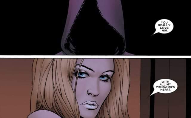 'You really love him.' 'With all my predator's heart.' Emma Frost by @JohnCassaday 💎💎💎