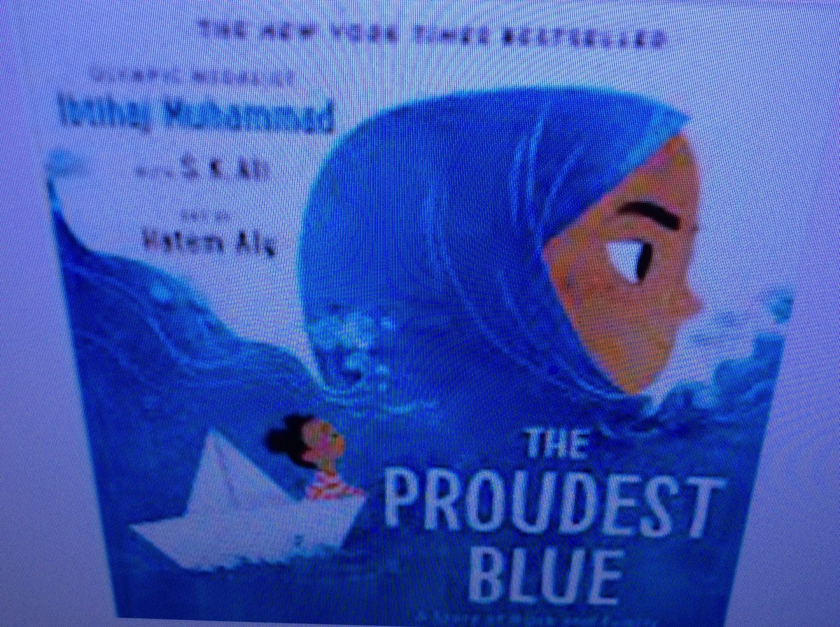 MrsBridgeEPS's tweet photo. Y2 have been reading the story, The Proudest Blue. We have been discussing how Asiya felt wearing her hijab. We then made some paper boats with words describing how she felt to add to our whole school display #WeAreBrightFutures https://t.co/2yA9KT1MQR