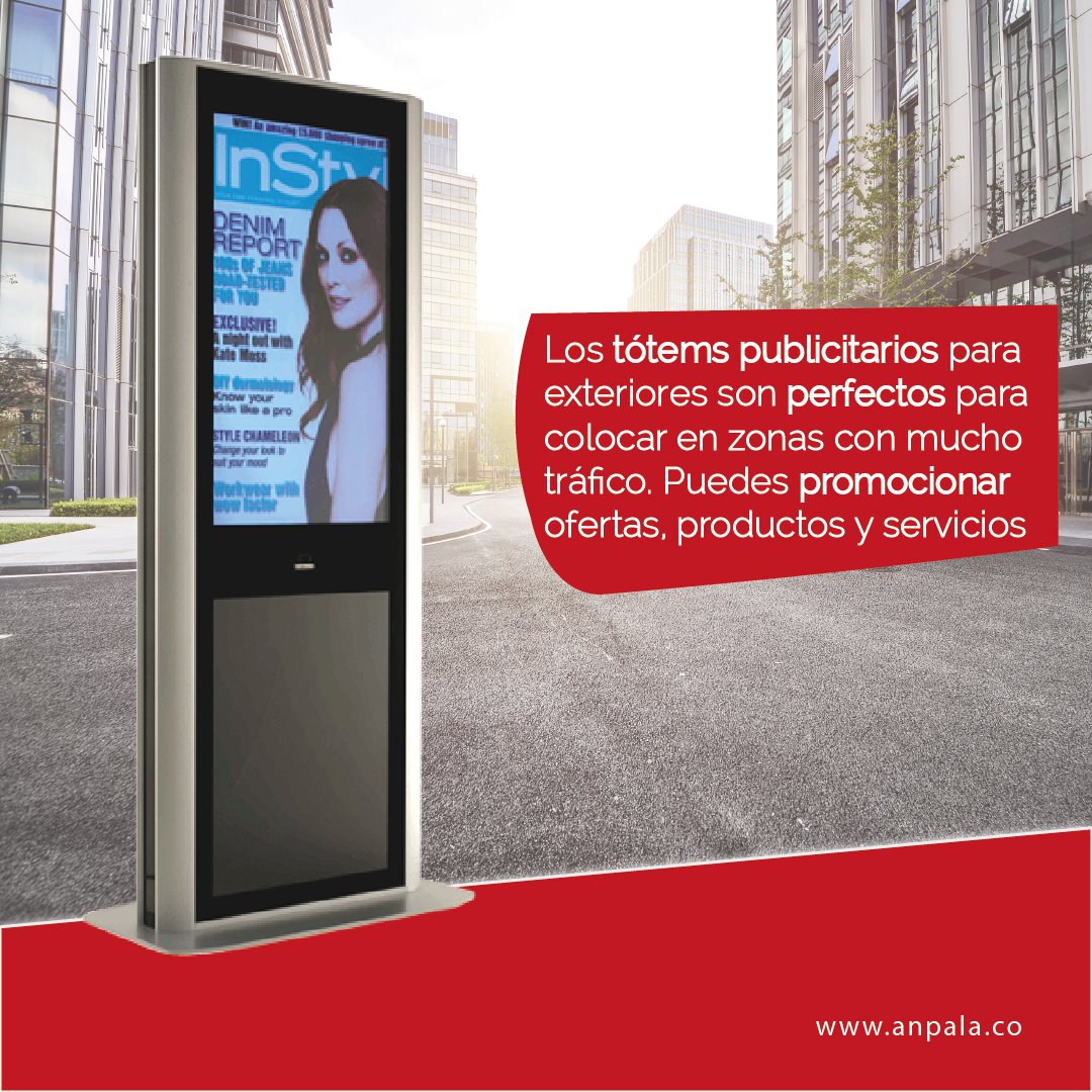 anpalaco's tweet photo. 👉 Son soluciones visuales que permiten proyectar contenido interactivo de alta calidad sobre productos y servicios.

Conoce más:
https://t.co/ZsUu6lpJHT

#totem #publicidad #marketing #empresas https://t.co/NsbCoxq4px