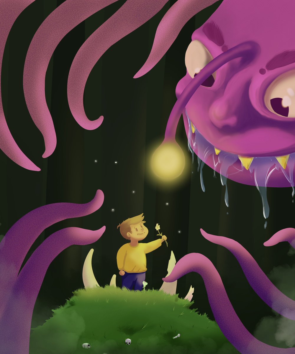 Fear and Monsters.
I would appreciate you giving it some love and letting me know how you feel. I've been working with children and families for over ten years now and this collection is heavily inspired by my work with at-risk youth. 
Lost in the Dark 
Link👇