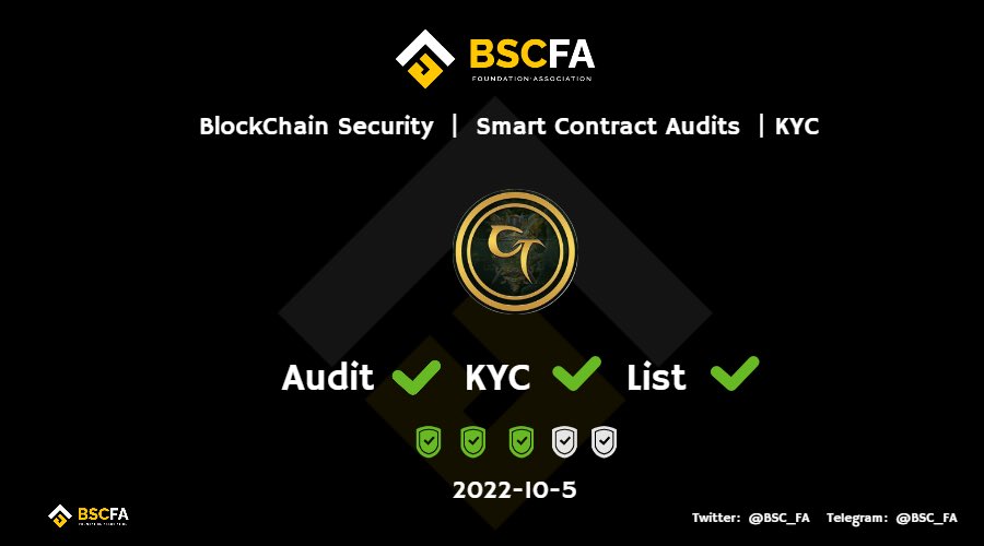 BSC_FA's tweet photo. Hey there dear community members! Create (CT) contract is audited and listed, check the report by link below. https://t.co/IRsDApCTKt