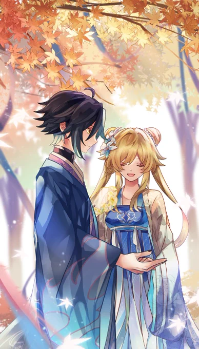 秋の魈蛍#魈蛍  #xiaolumi 