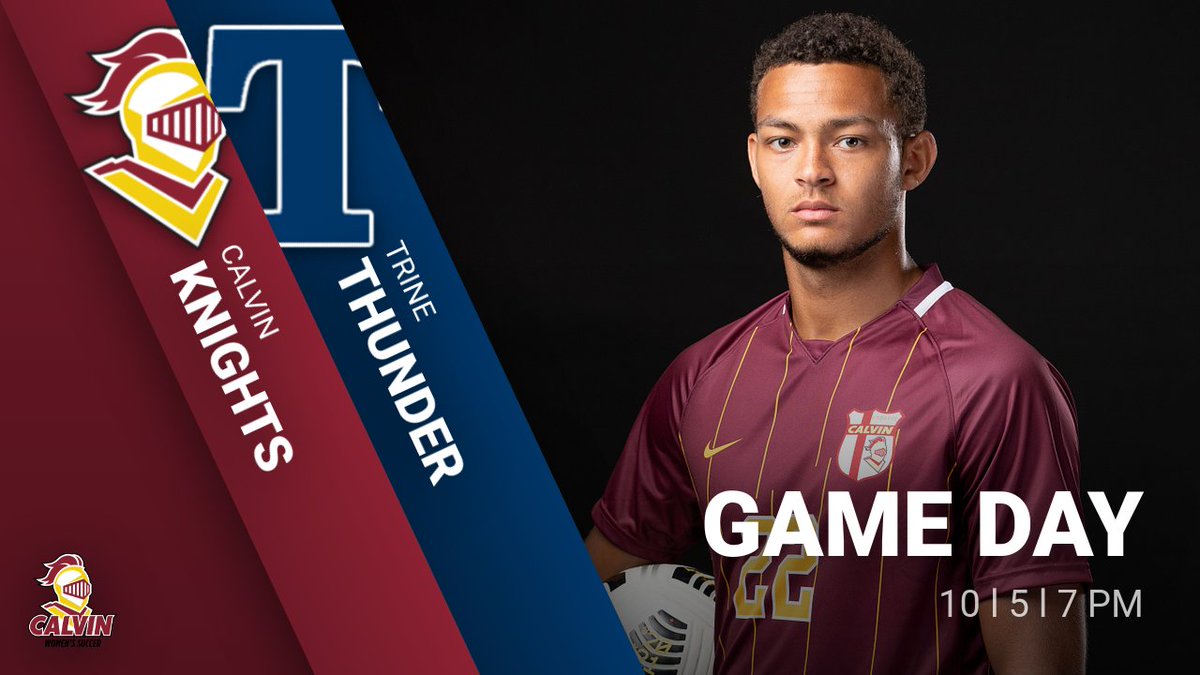 It's Game Day for <a href="/CalvinMSoccer/">Calvin Men's Soccer</a> as they host Trine tonight at 7 PM! #GoCalvin