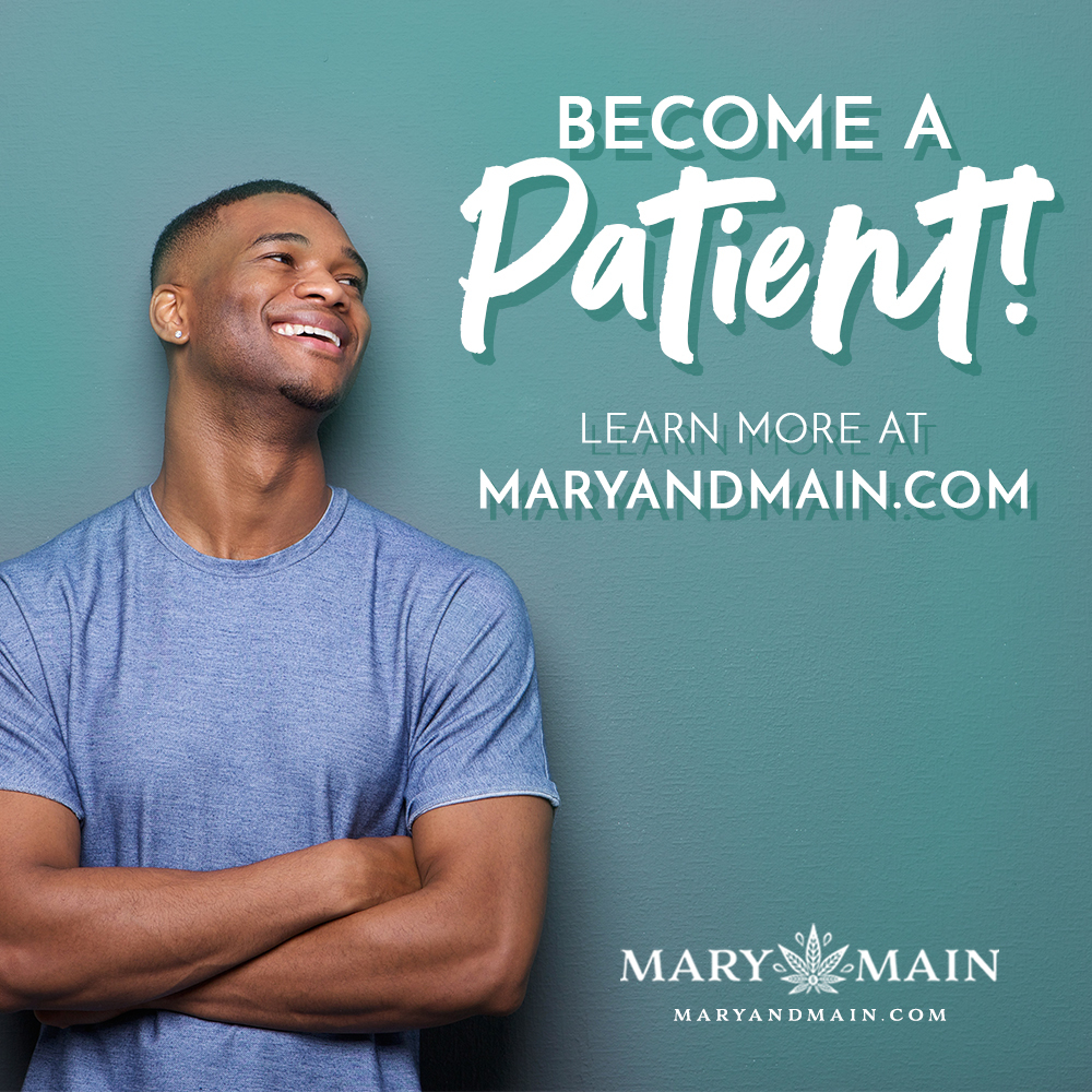 We welcome all MMJ patients at Mary and Main. Learn more on the process of applying for a medical card:

maryandmain.com/registry/

#maryandmain #health #mddispensary #maryland #naturalmedicine #blackowned #paitent #marylandmmj #mmj