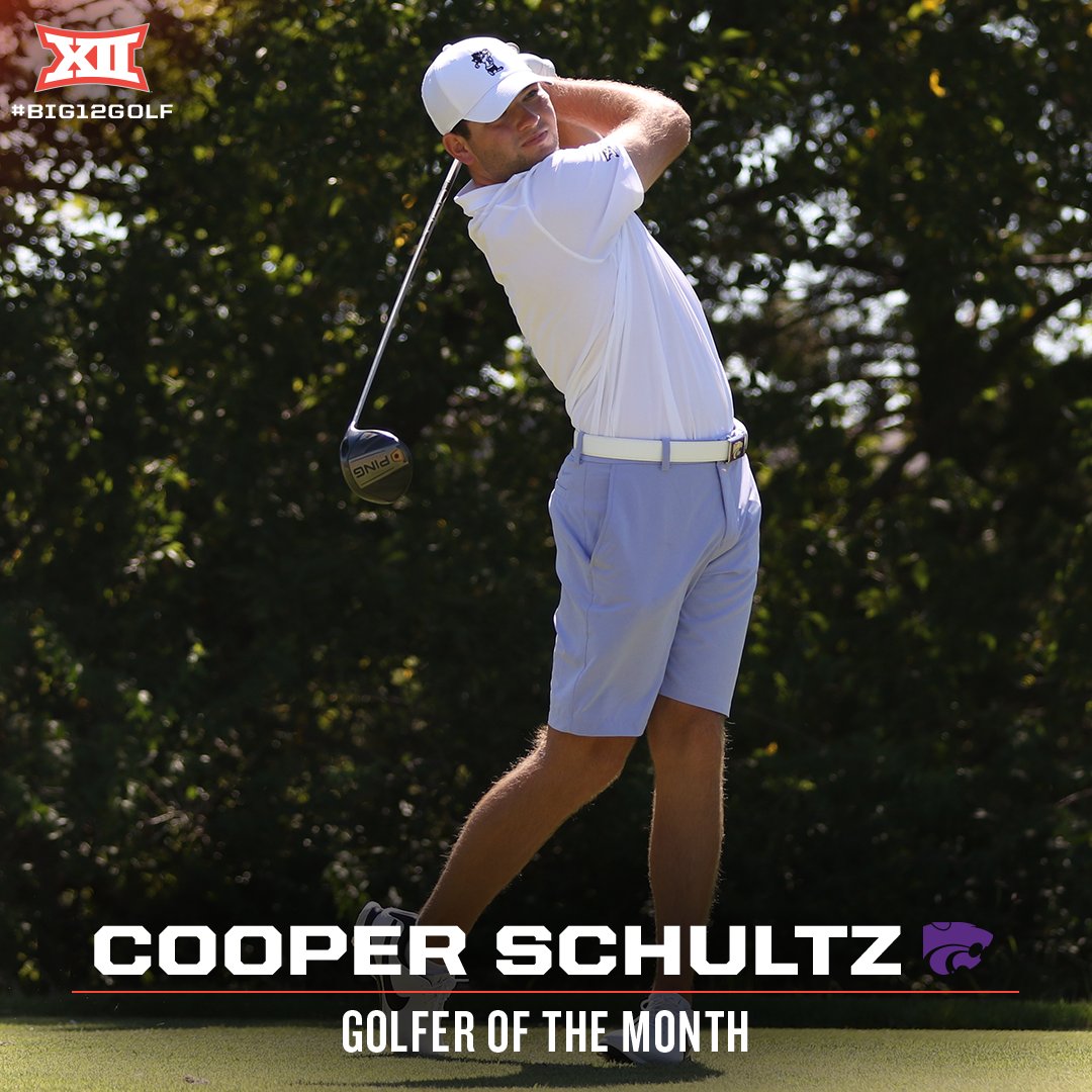⛳️ #Big12Golf Golfer of the Month ⛳️

Cooper Schultz, <a href="/KStateMGolf/">K-State Men's Golf</a> 
  
📰 big12.us/3CAMcp9