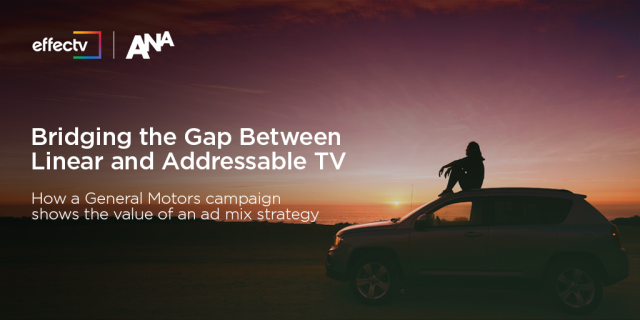 Bridging the Gap Between Linear and Addressable TV: How a <a href="/GM/">General Motors</a> Campaign Shows the Value of an Ad Mix Strategy #ComcastEmp bit.ly/3SH1vlZ