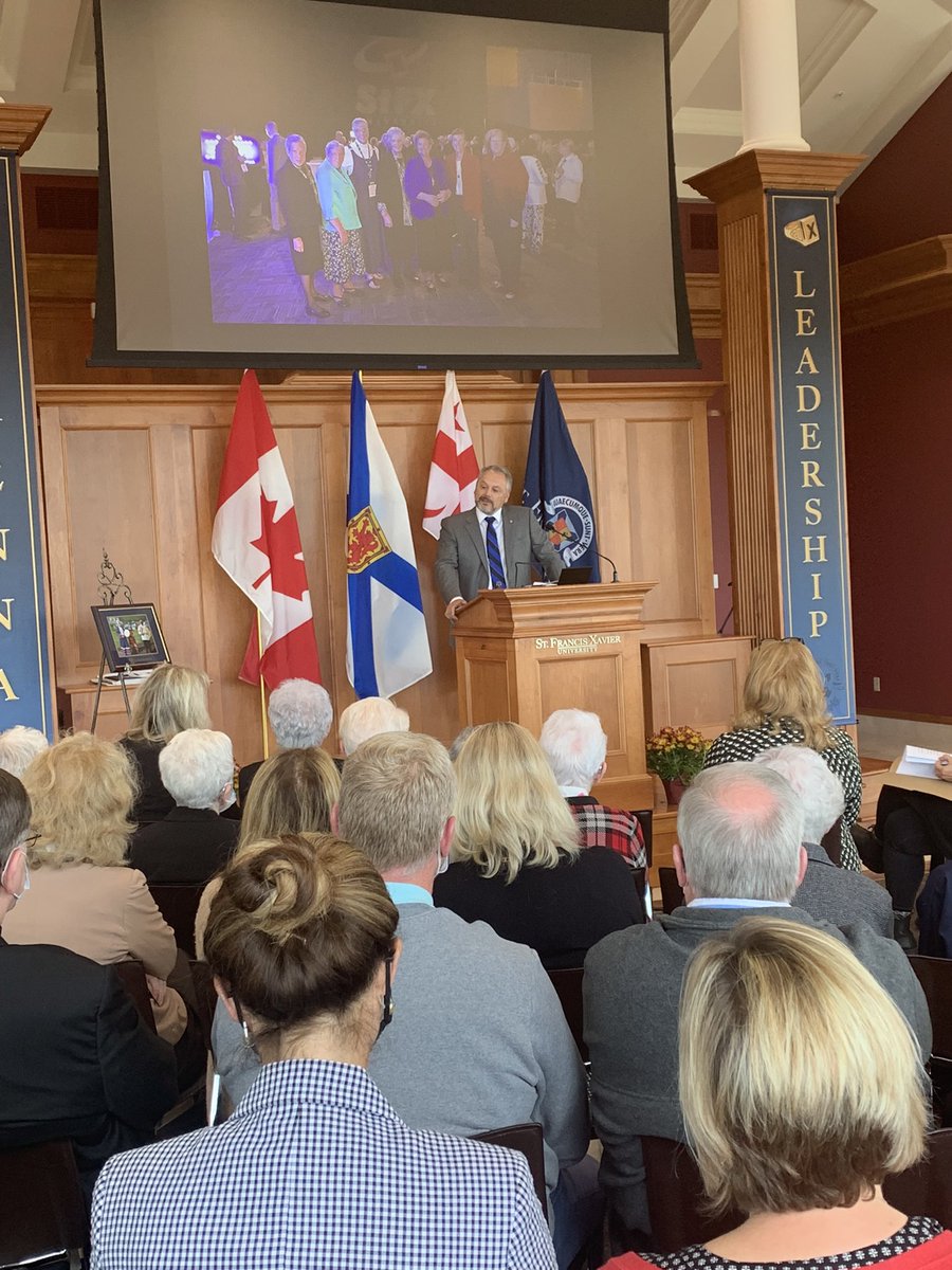 KylerBell (@kylertbbell) on Twitter photo Happening now: <a href="/stfxuniversity/">StFX University</a> President Dr Andy Hakin, announces an amazing gift from Sisters of St Martha’s in support of indigenous scholarships - $250k to Stfx, matched by Stfx’s Deveau Educational Equity Endowment for a total of $500k! Happening now: <a href="/stfxuniversity/">StFX University</a> President Dr Andy Hakin, announces an amazing gift from Sisters of St Martha’s in support of indigenous scholarships - $250k to Stfx, matched by Stfx’s Deveau Educational Equity Endowment for a total of $500k!