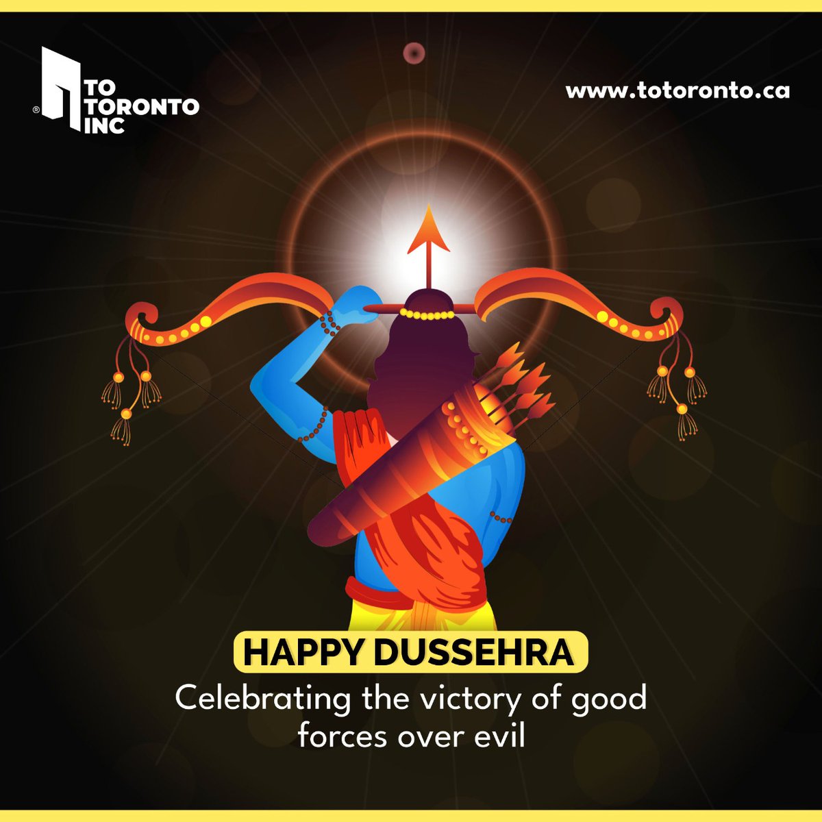 May this Dussehra burn all your worries with the burning of Ravana.
May Lord Rama always… keep showering his blessings upon you…. May your life be prosperous and… trouble-free throughout.
Happy Dussehra!

#VijayaDashmi #happydussehra #ravan #dussehrawishes #BhagwanShriram