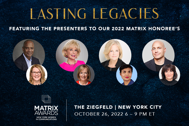 We’re excited to announce that Rob Reilly of @WPP, @MarthaJNelson of @CityLimitsNews, @ChenaultKen of @generalcatalyst, and journalist @LesleyRStahl, will be presenting at the #MatrixAwards. Stay tuned for the rest of our presenters! bit.ly/3CB3qD2